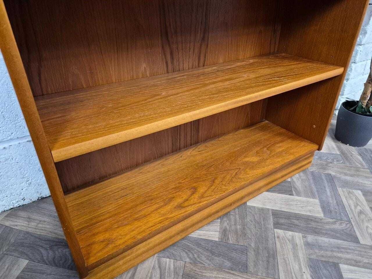 Vintage Nathan Squares Parker Knoll Teak Slim Bookcase Cabinet Mid Century Retro photo vinterior