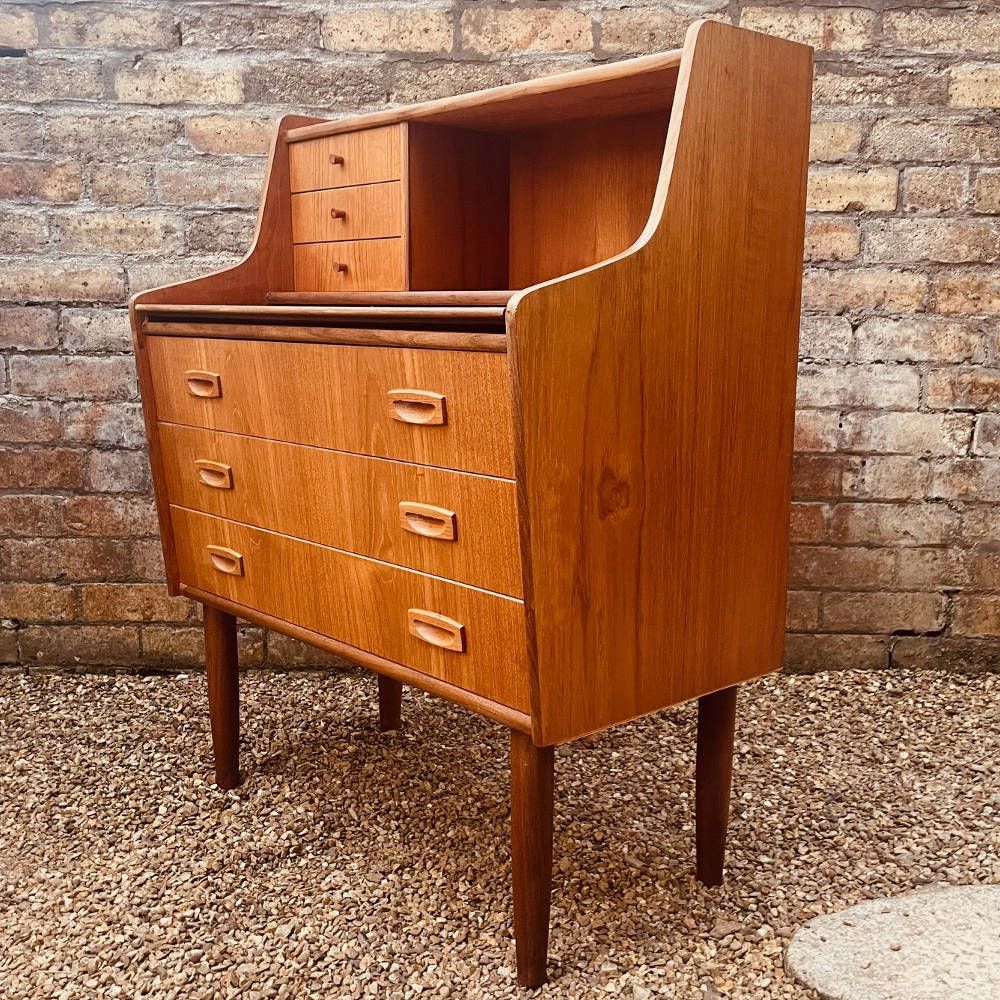 Danish Teak Bureau By Hanbjerg Møbelfabrik, 1960s photo furniture