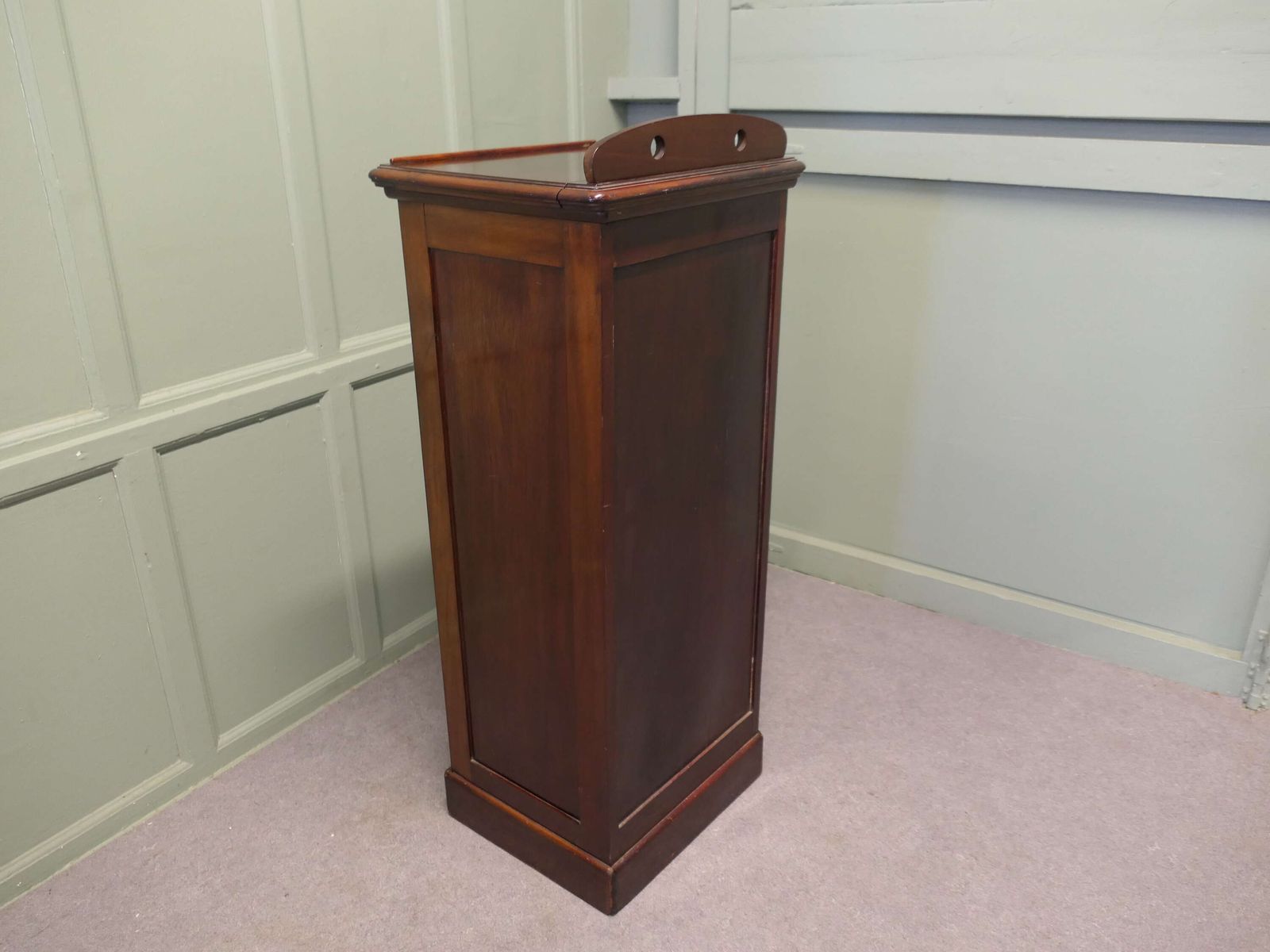 Victorian Pedestal Filing Cabinet, Reception Desk Greeter This Is A Very Versatile Piece photo vinterior
