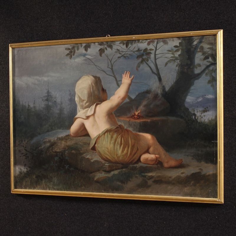 photo vinterior Tableau italien du XIXe siècle « Winter »