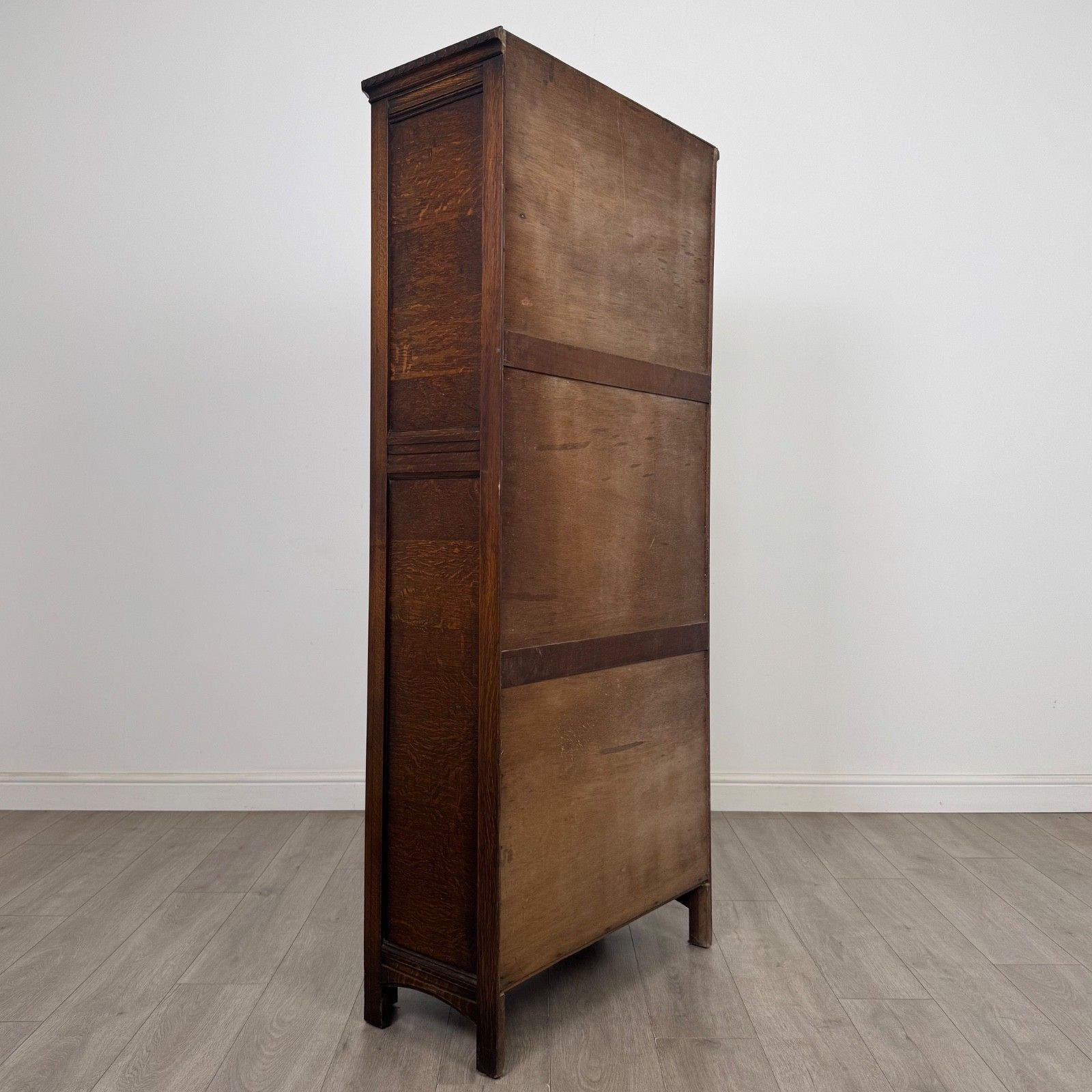 Antique 20th Century Edwardian Wardrobe In Oak ( Af 5826 ) photo 625.0