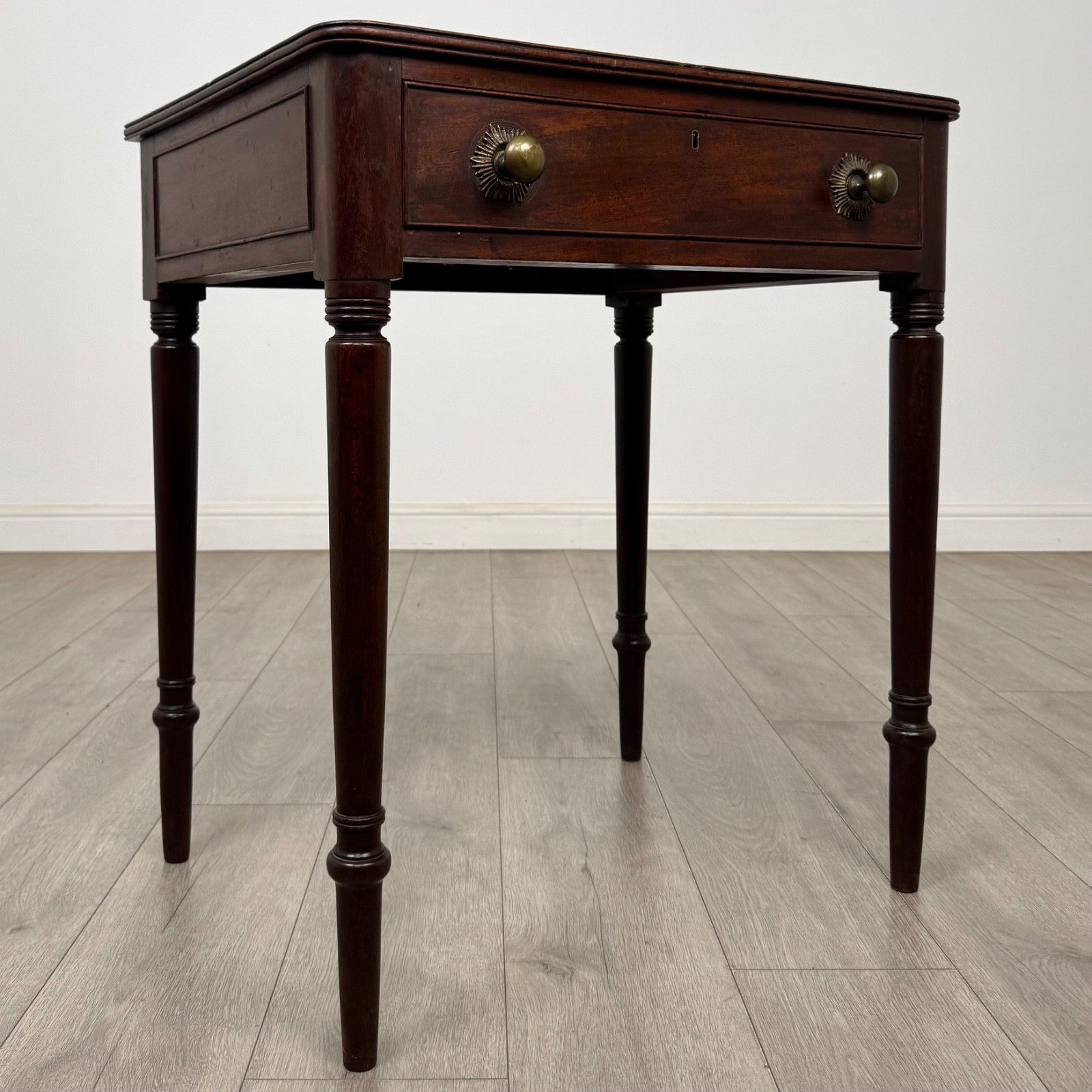 Antique 18th Century Georgian Side Table In Mahogany ( Af 5822 ) photo vintage