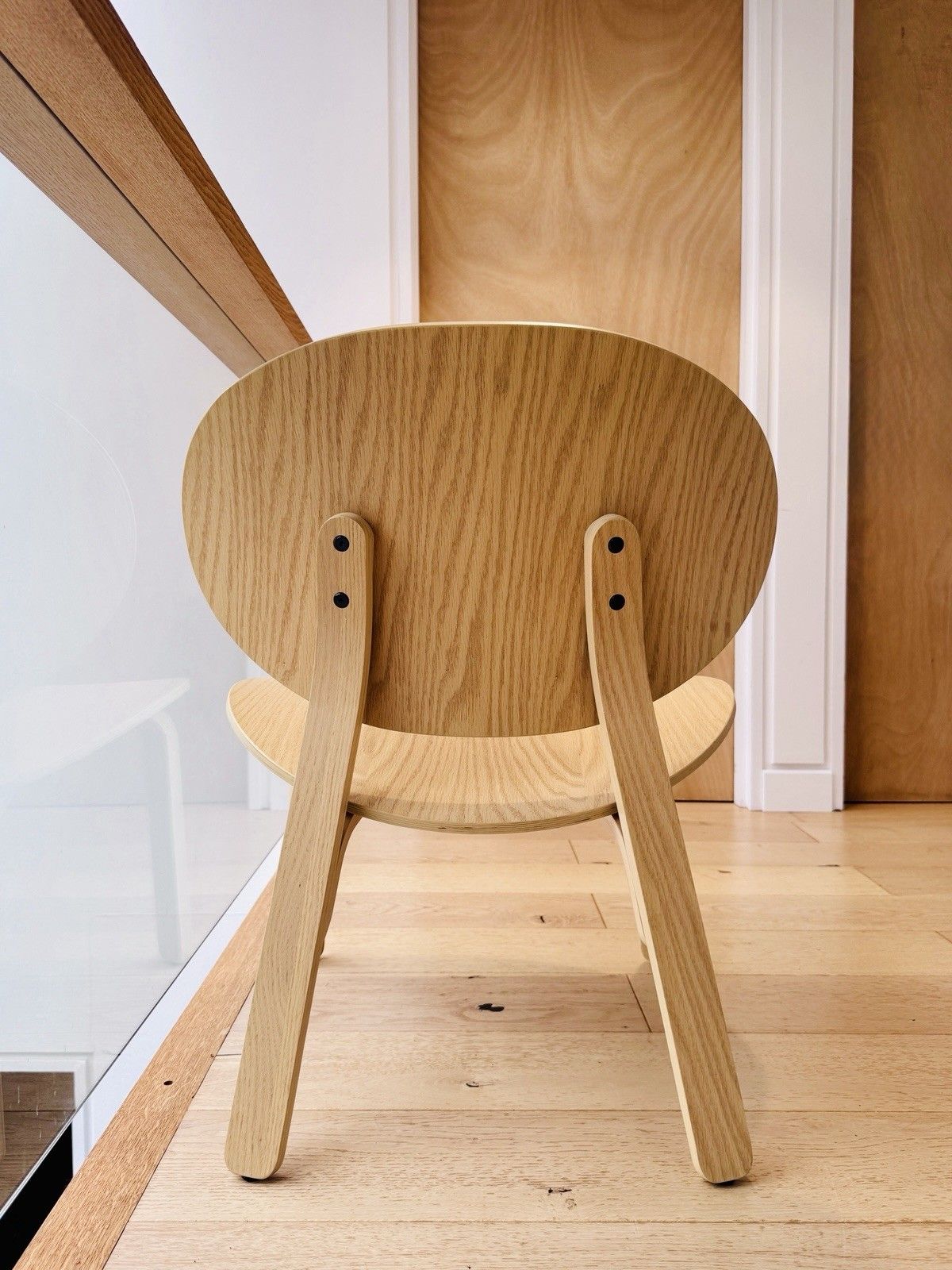 photo buy Ikea Fröset Easy Chair, White Stained Oak Veneer Vgc