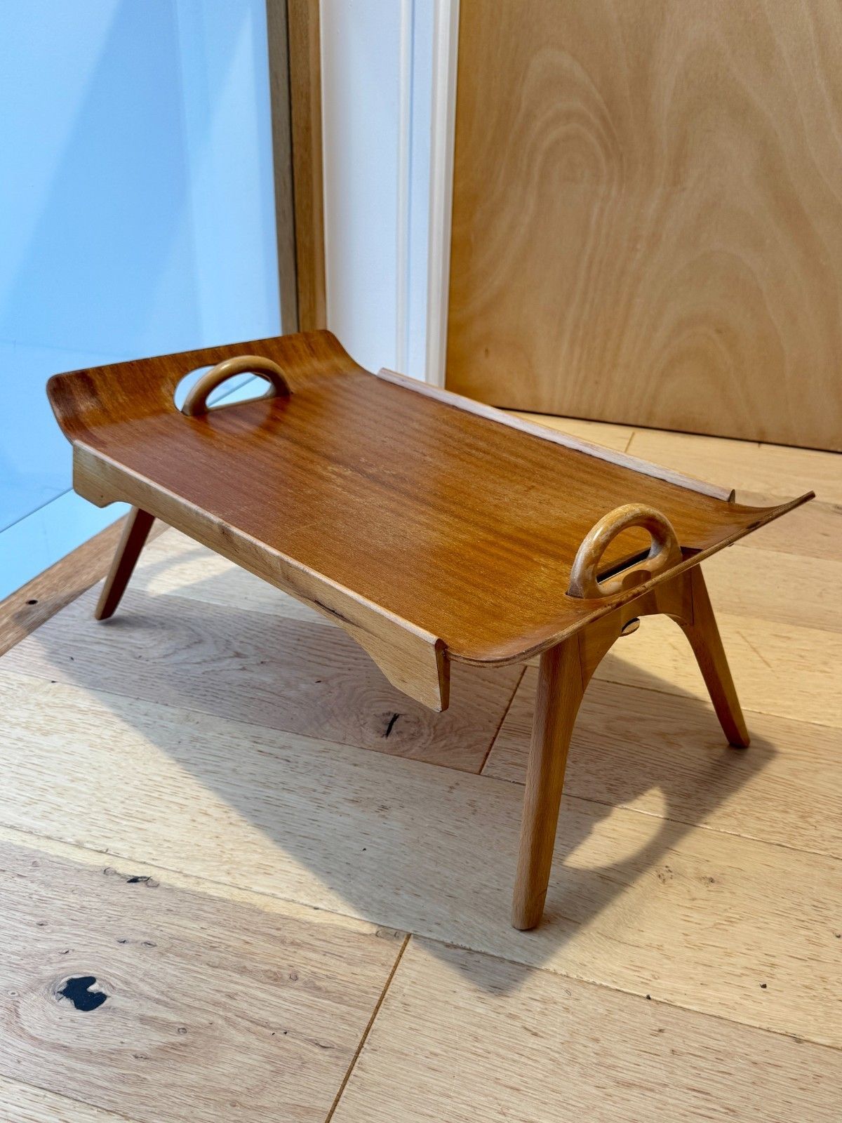 photo buy Mid Century Centurion Folding Bed Tray Table By Paragon 1950s