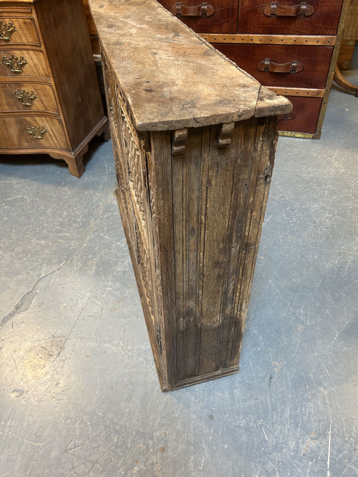 photo furniture Antique Indian Floor Cupboard