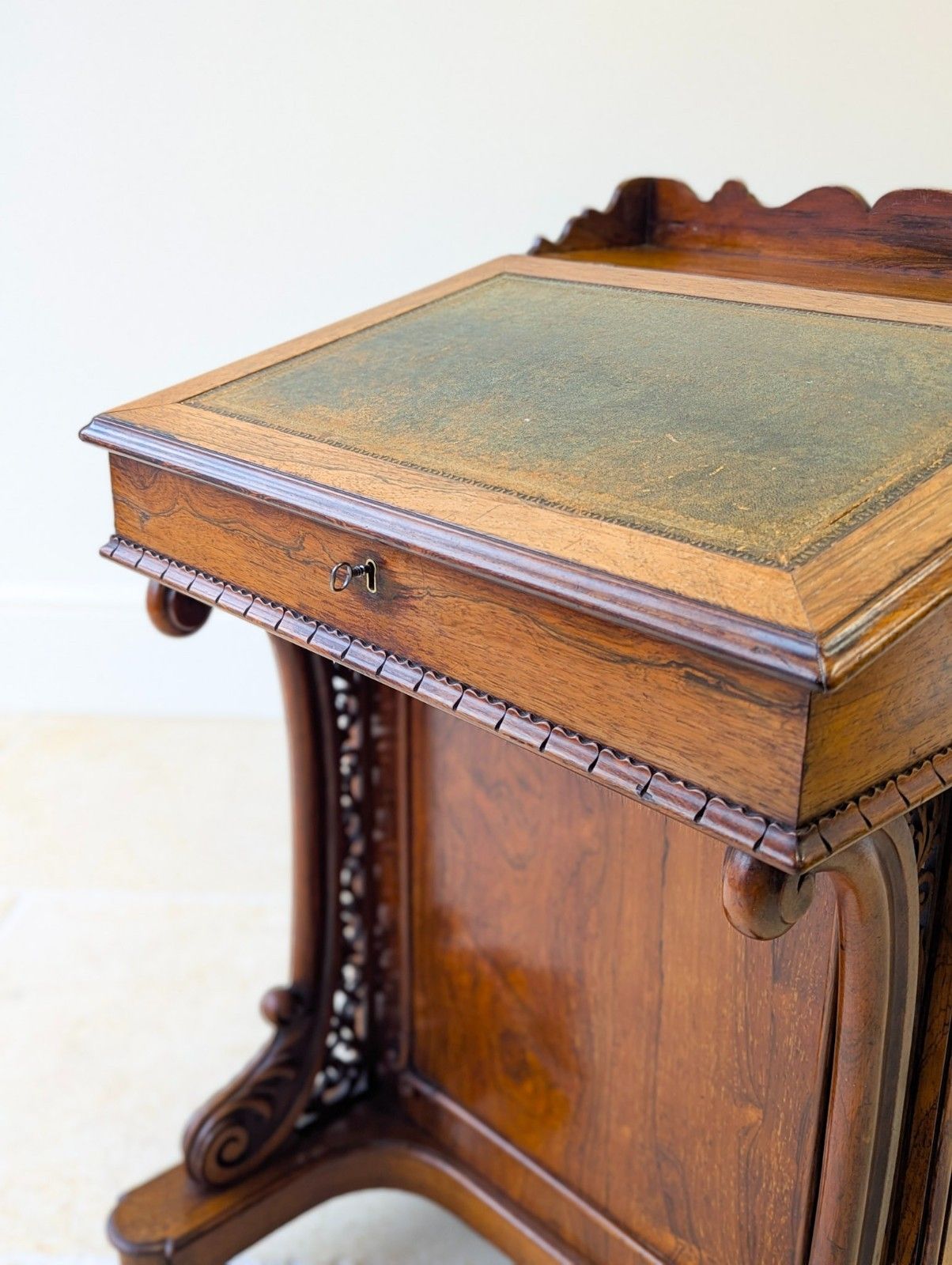 Antique William IV Rosewood Davenport By W&C Wilkinson C.1835 photo 1050.0
