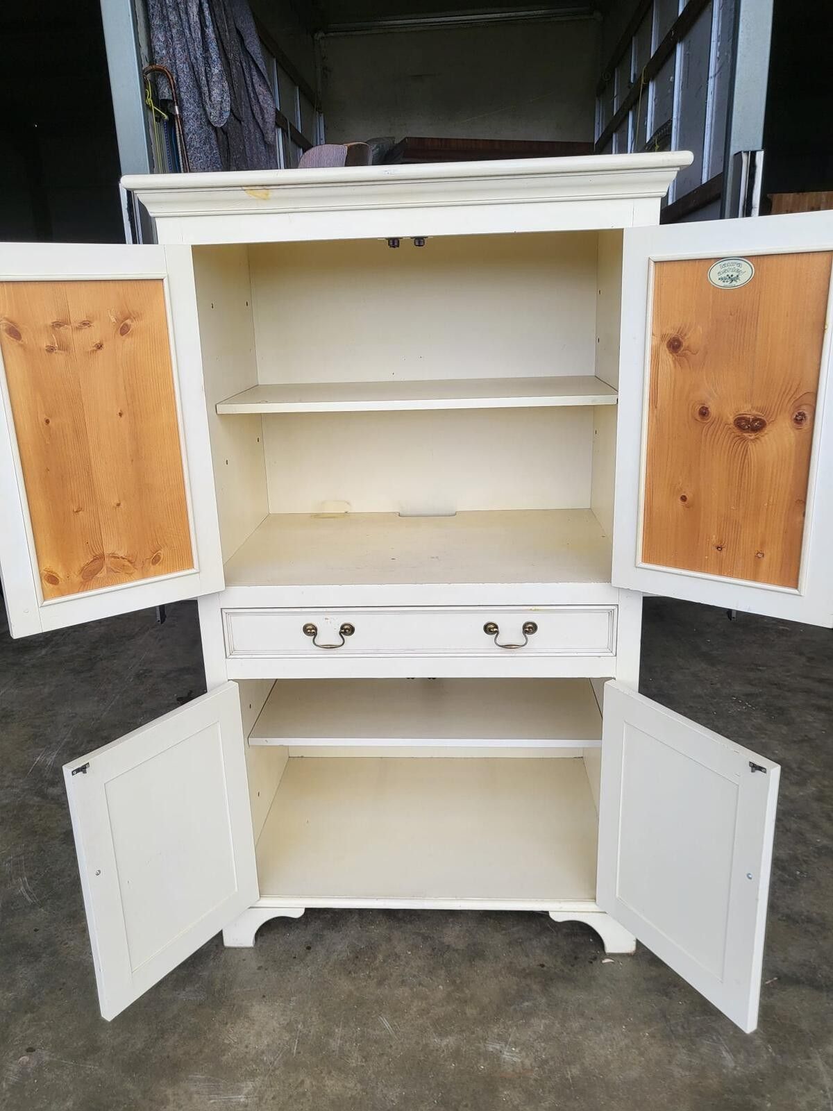 Laura Ashley Linen Press Storage Cabinet Kitchen Cupboard photo furniture