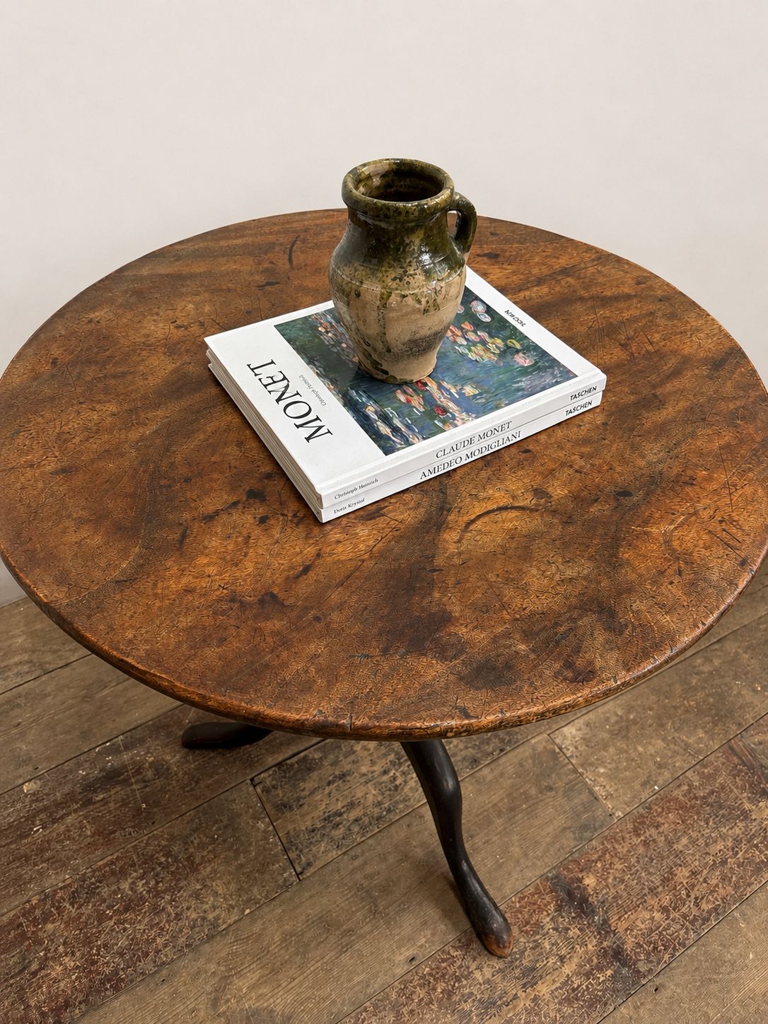 Georgian Antique Mahogany Tilt Top Table photo for sale