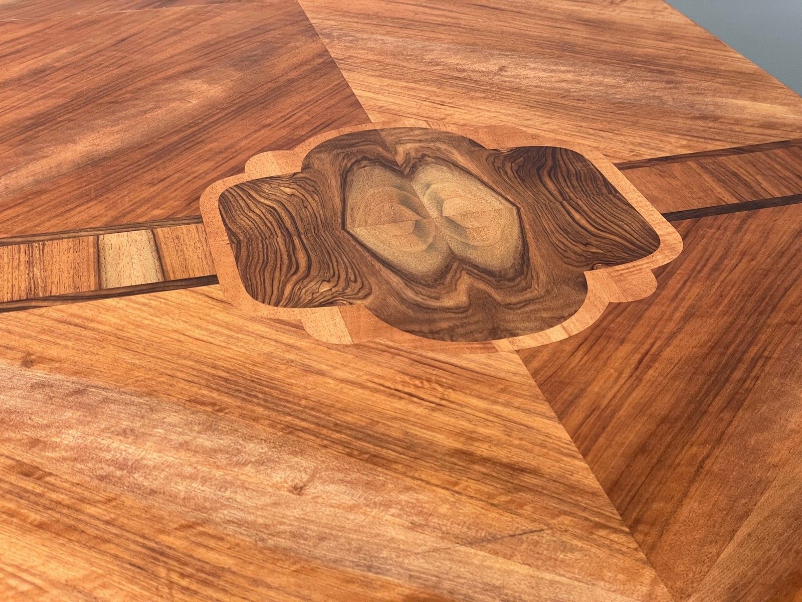 Art Deco Dining Table By Davant 1950s Walnut Extending Vintage Retro Eb12216 photo buy