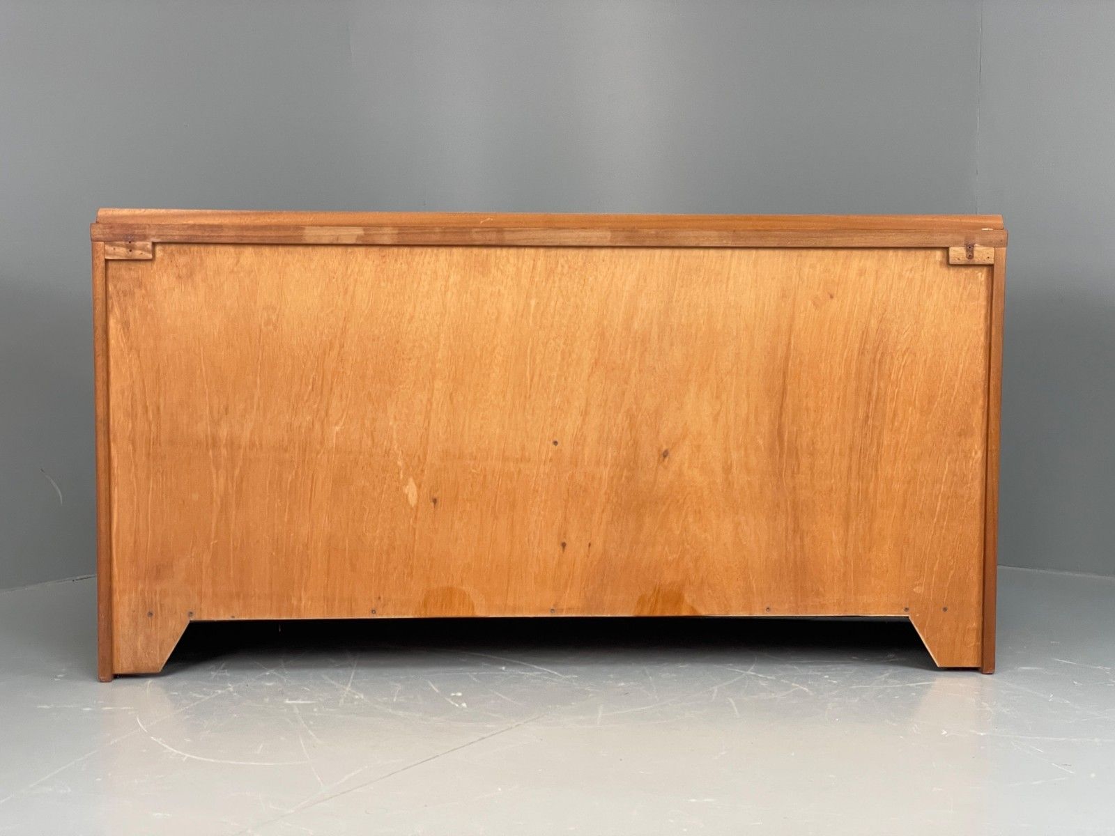 375.0 Vintage McIntosh Teak Sideboard 1970s Drawers Squares Shelves Eb12282 photo