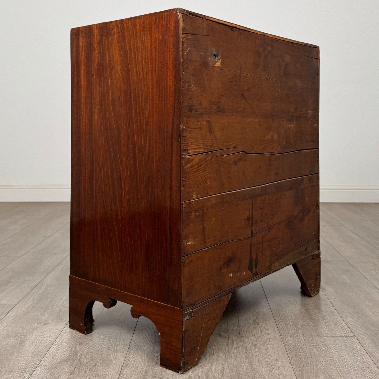 Antique 18th Century Small Georgian Chest Of Drawers In Mahogany ( Af 5815 ) photo Furniture