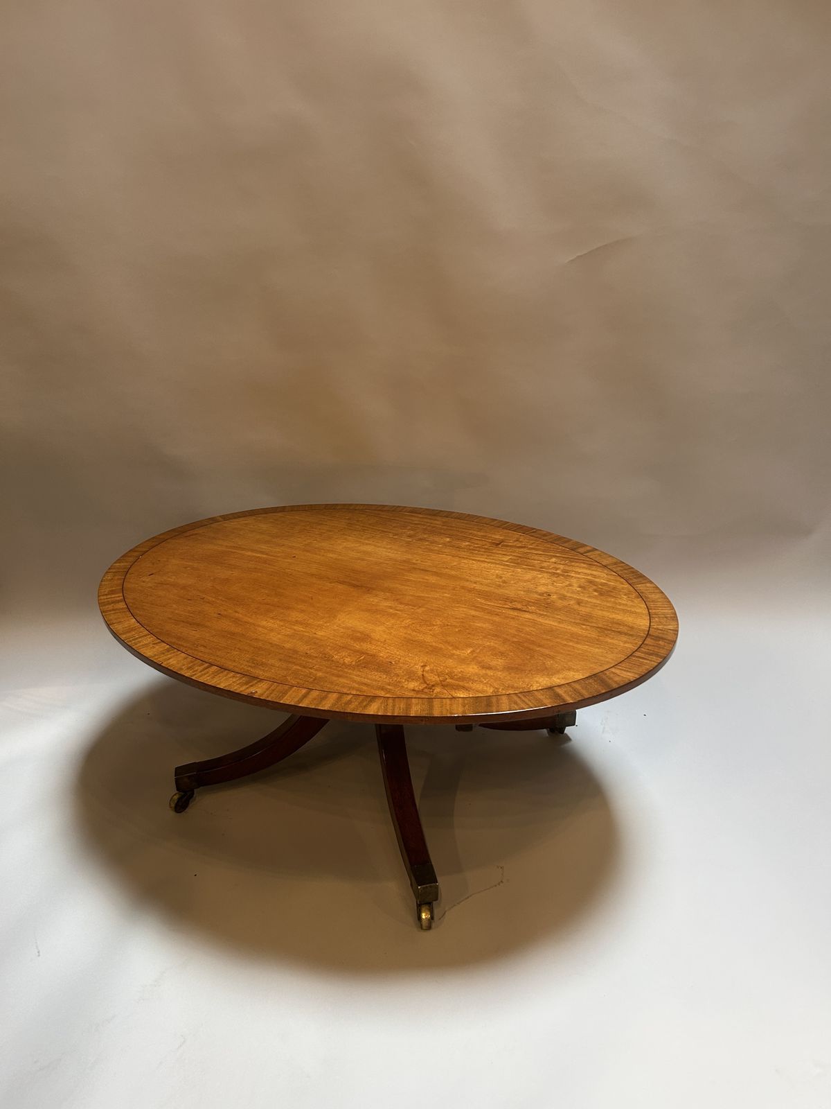 Antique Mahogany Oval Coffee Table