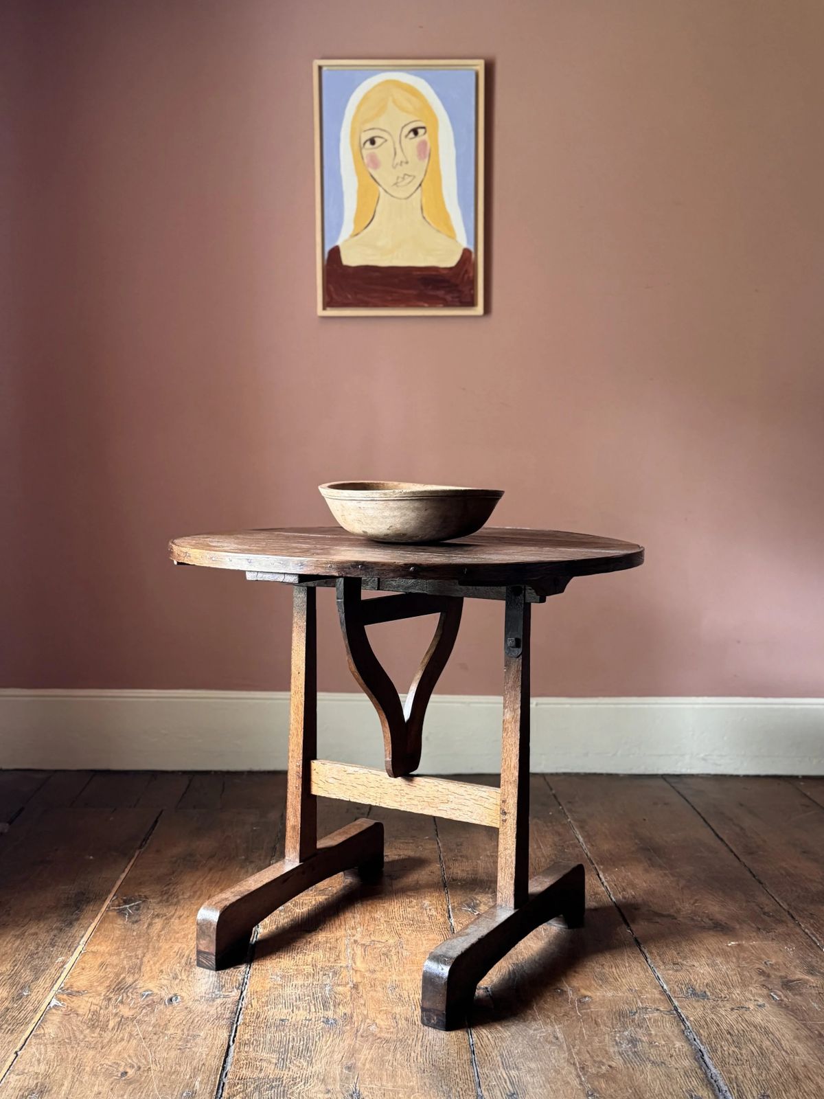 photo furniture 19th Century French Vendange Folding Table