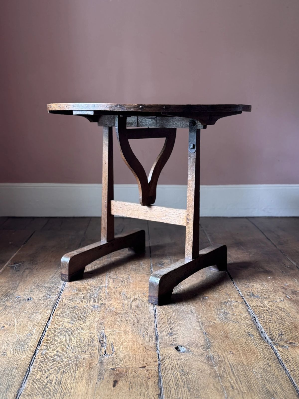 Furniture 19th Century French Vendange Folding Table photo