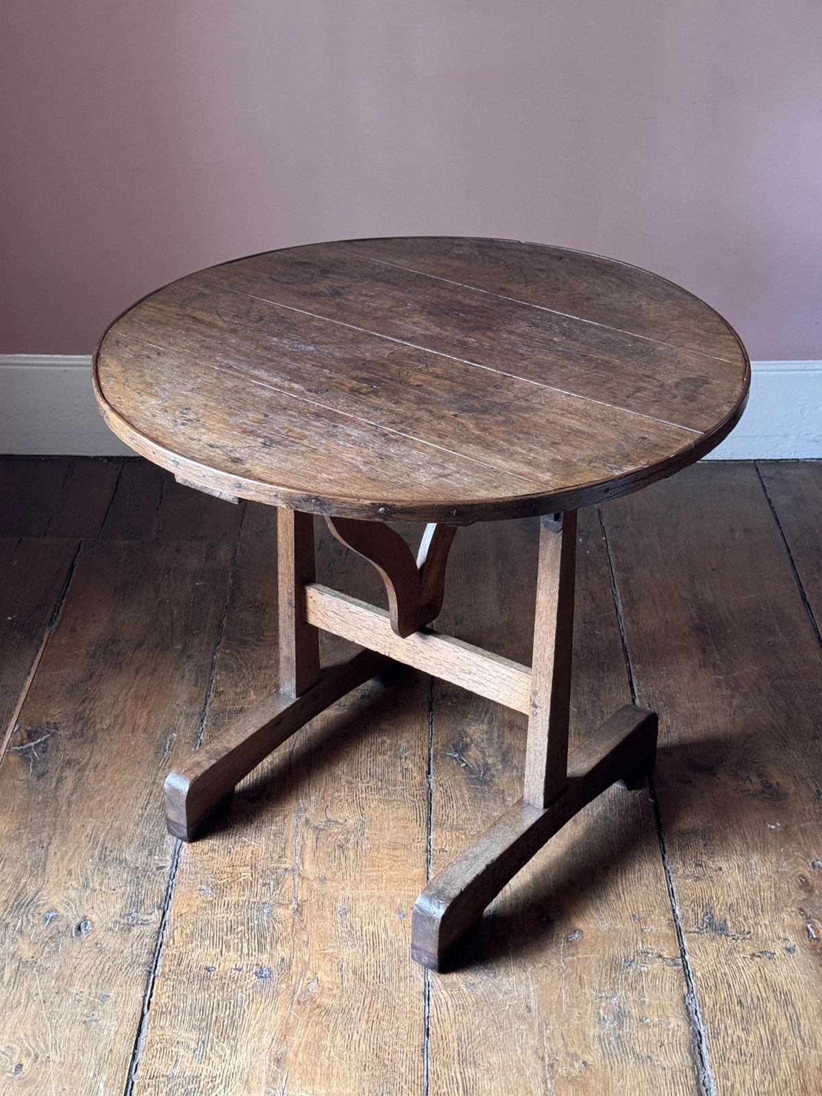 photo vinterior 19th Century French Vendange Folding Table