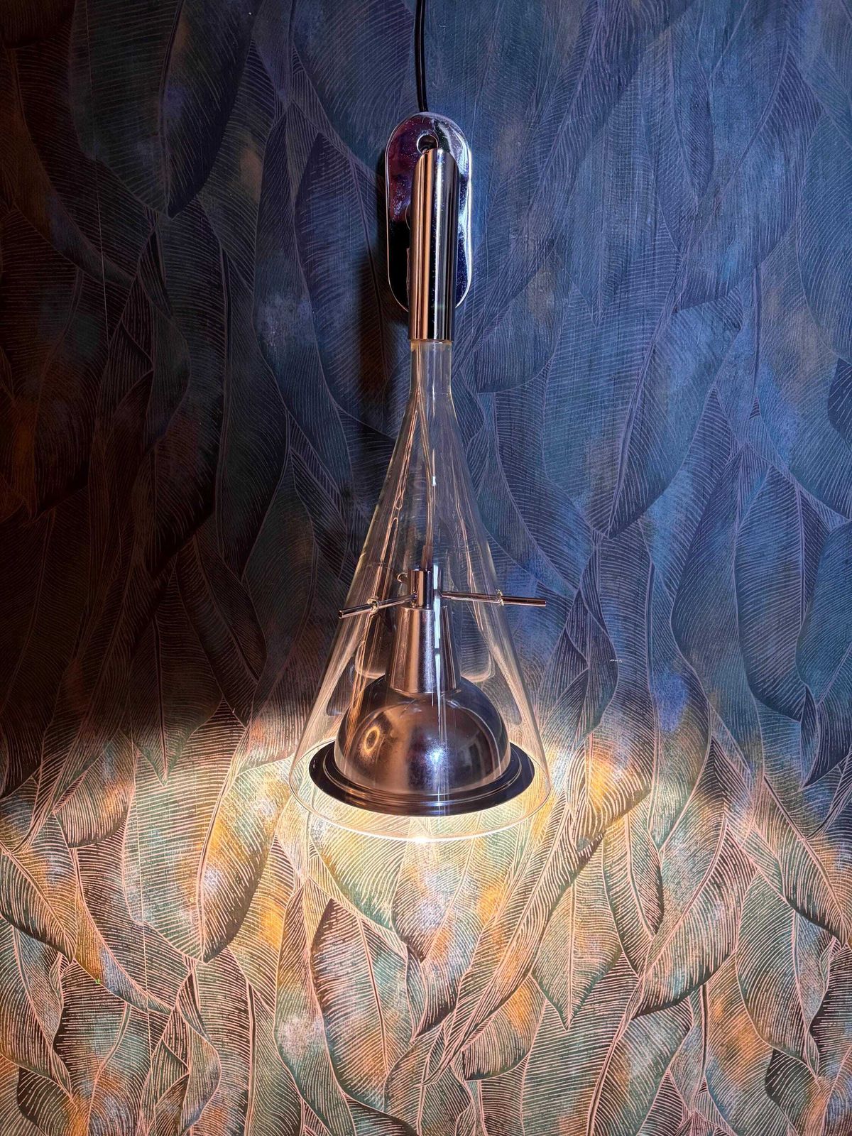 Fontana Arte Flûte Wall Lamp, 1970s photo for sale