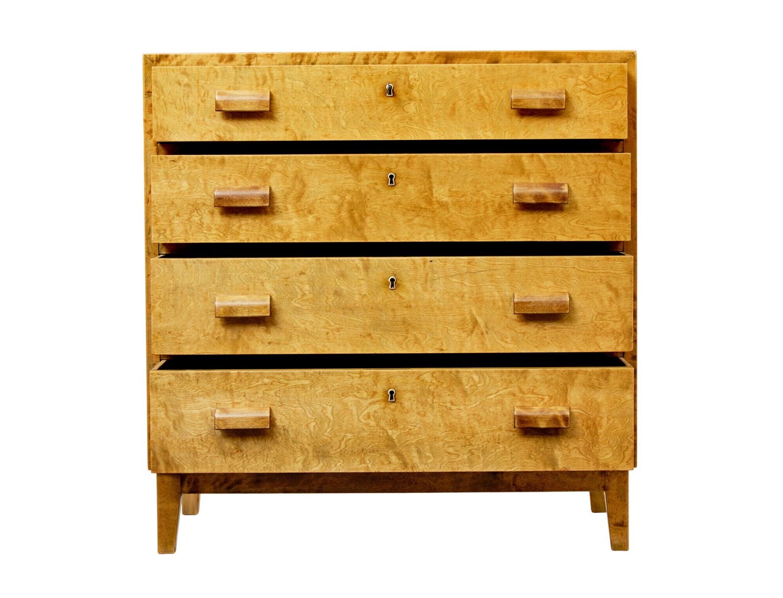 Art Deco Swedish Chest Of Drawers In Birch photo 1925.0