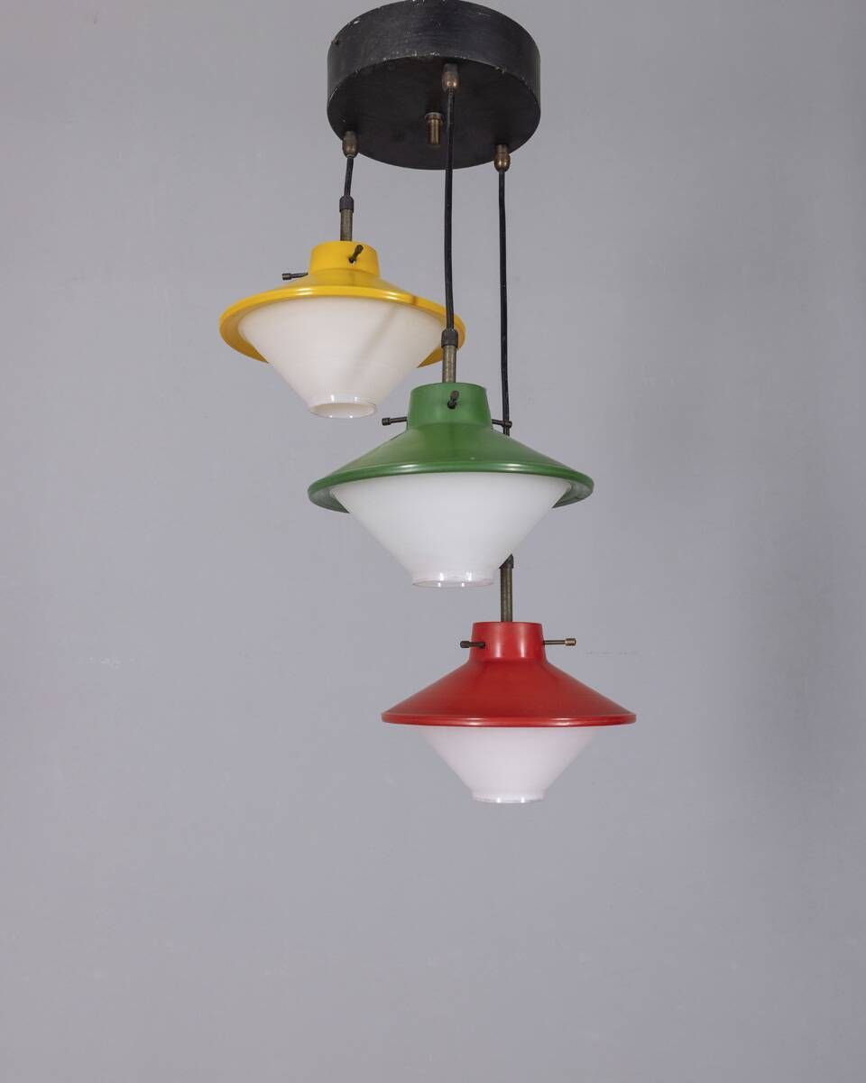 Vintage Chandelier From The 1960s With photo for sale