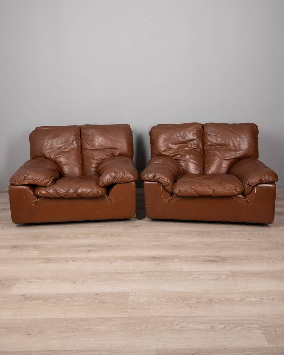 Pair Of 1970s Armchairs, "Bonheur" Model, Designed By Ammannati & Vitelli For photo furniture