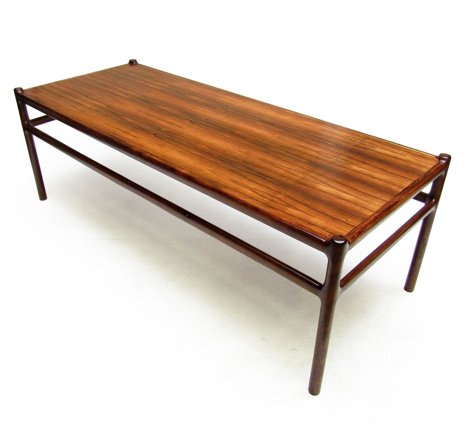 Long Danish Coffee Table In Rosewood By Henning Korch For Cfc Silkeborg