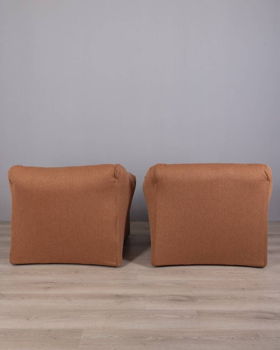 Pair Of Vintage 1970s “Tentazione” Armchairs photo vintage