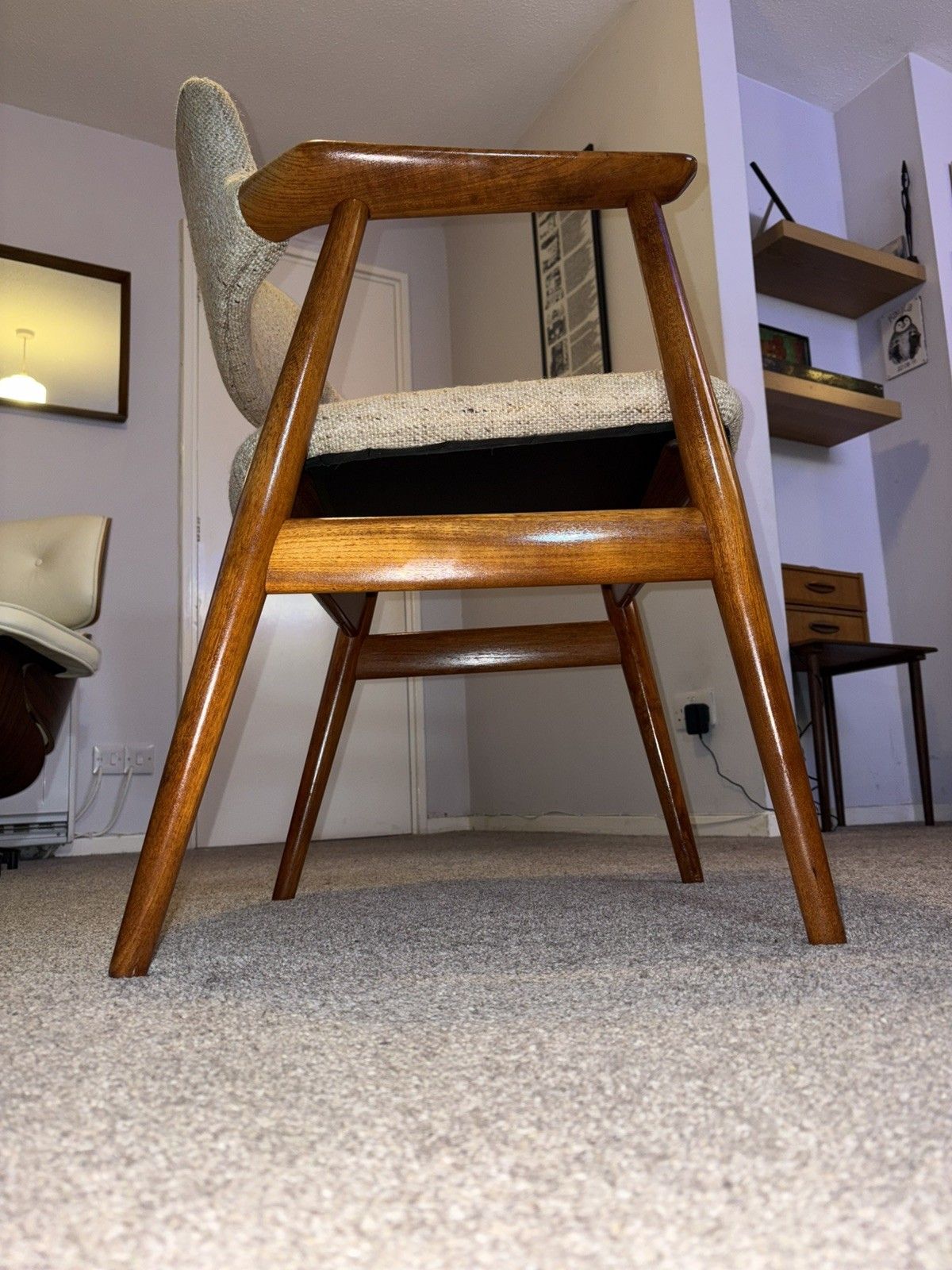 Furniture Mid Century Danish Teak Glostrup Dining/Desk Armchair G Plan Era Retro Mcm photo