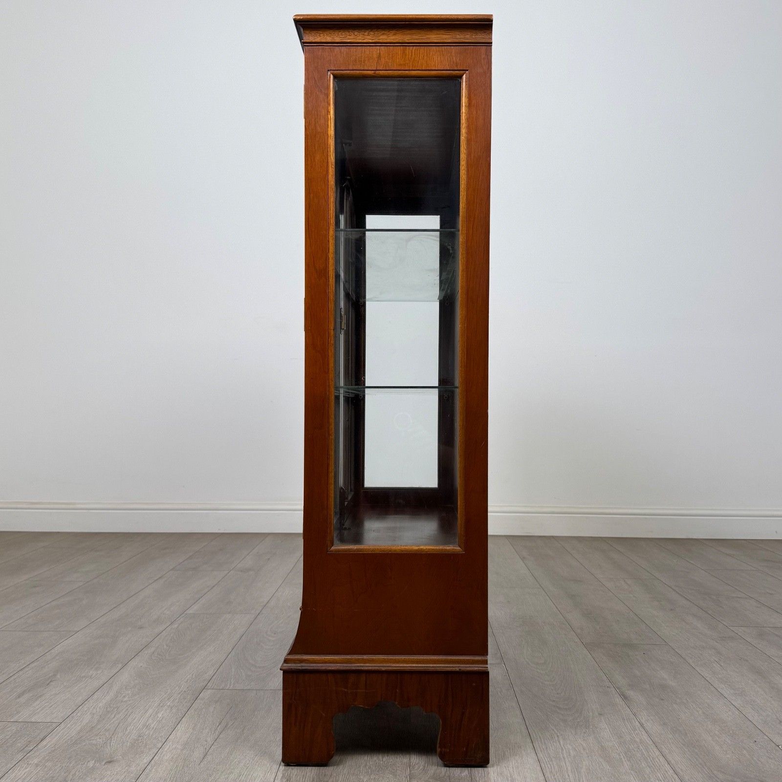Antique 20th Century Display Cabinet In Burr Walnut ( Af 5825 ) photo Furniture