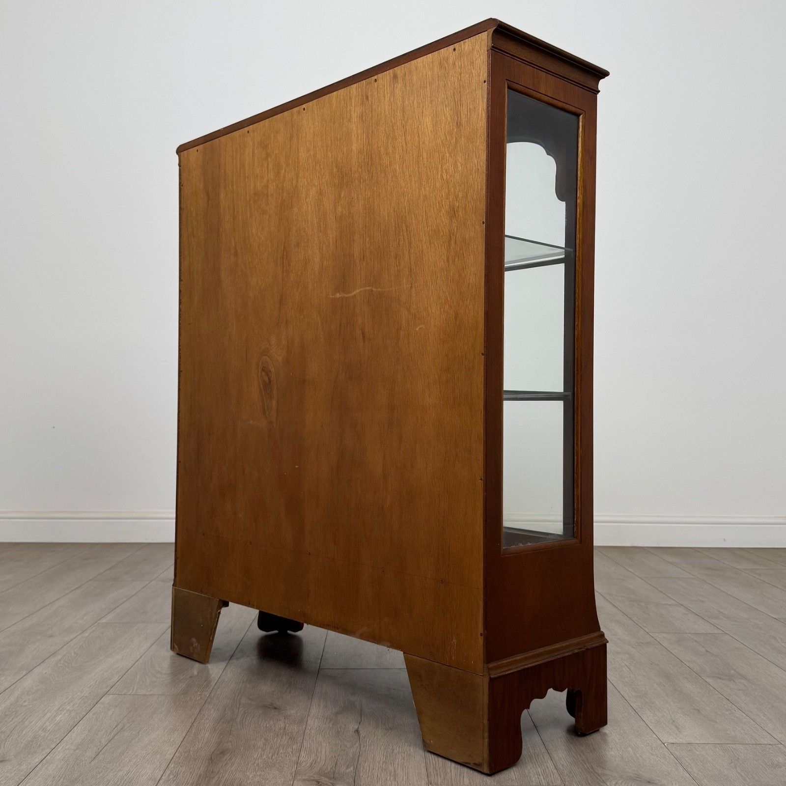 Antique 20th Century Display Cabinet In Burr Walnut ( Af 5825 ) photo buy