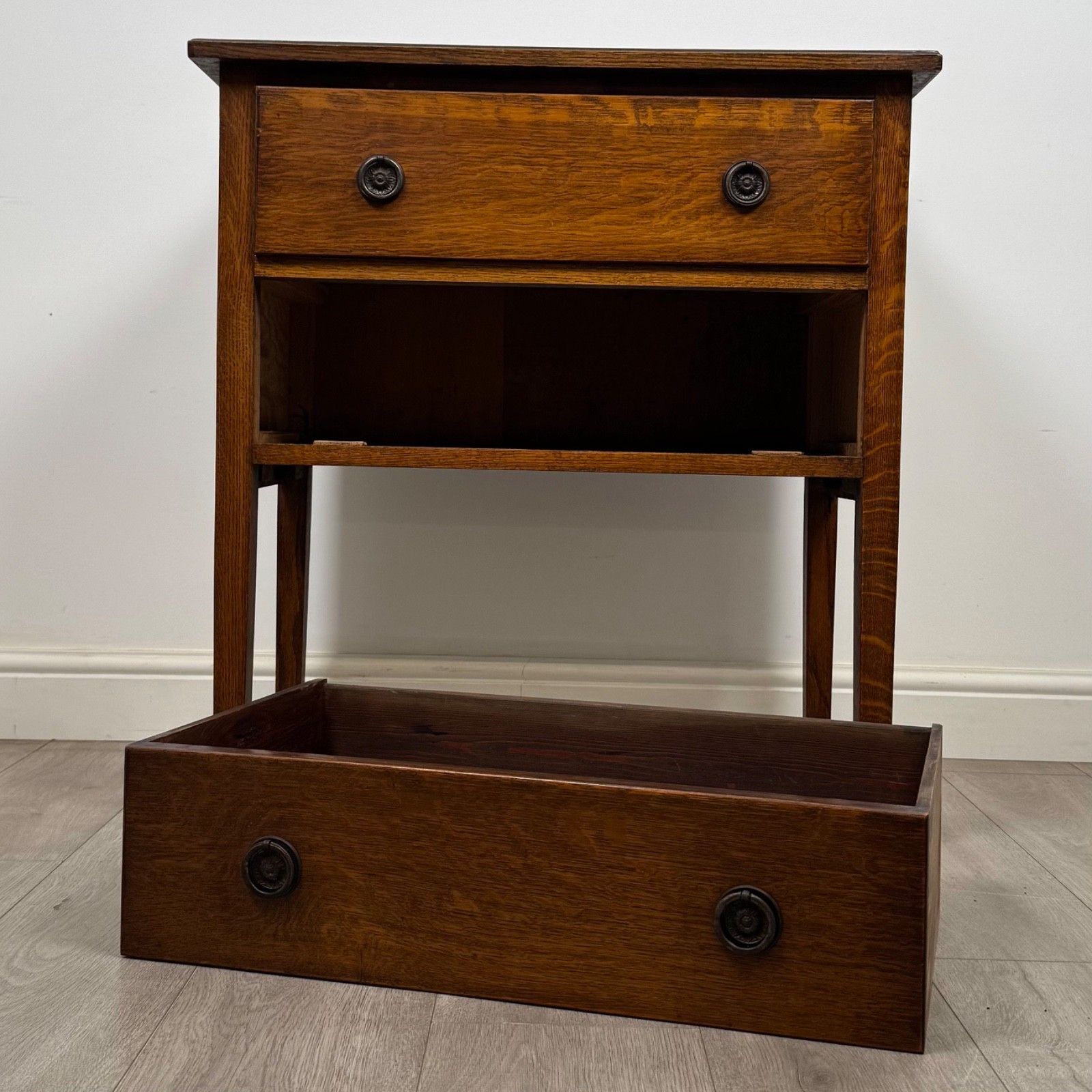 photo for sale Antique 20th Century Edwardian Chest Of Drawers In Oak ( Af 5841 )