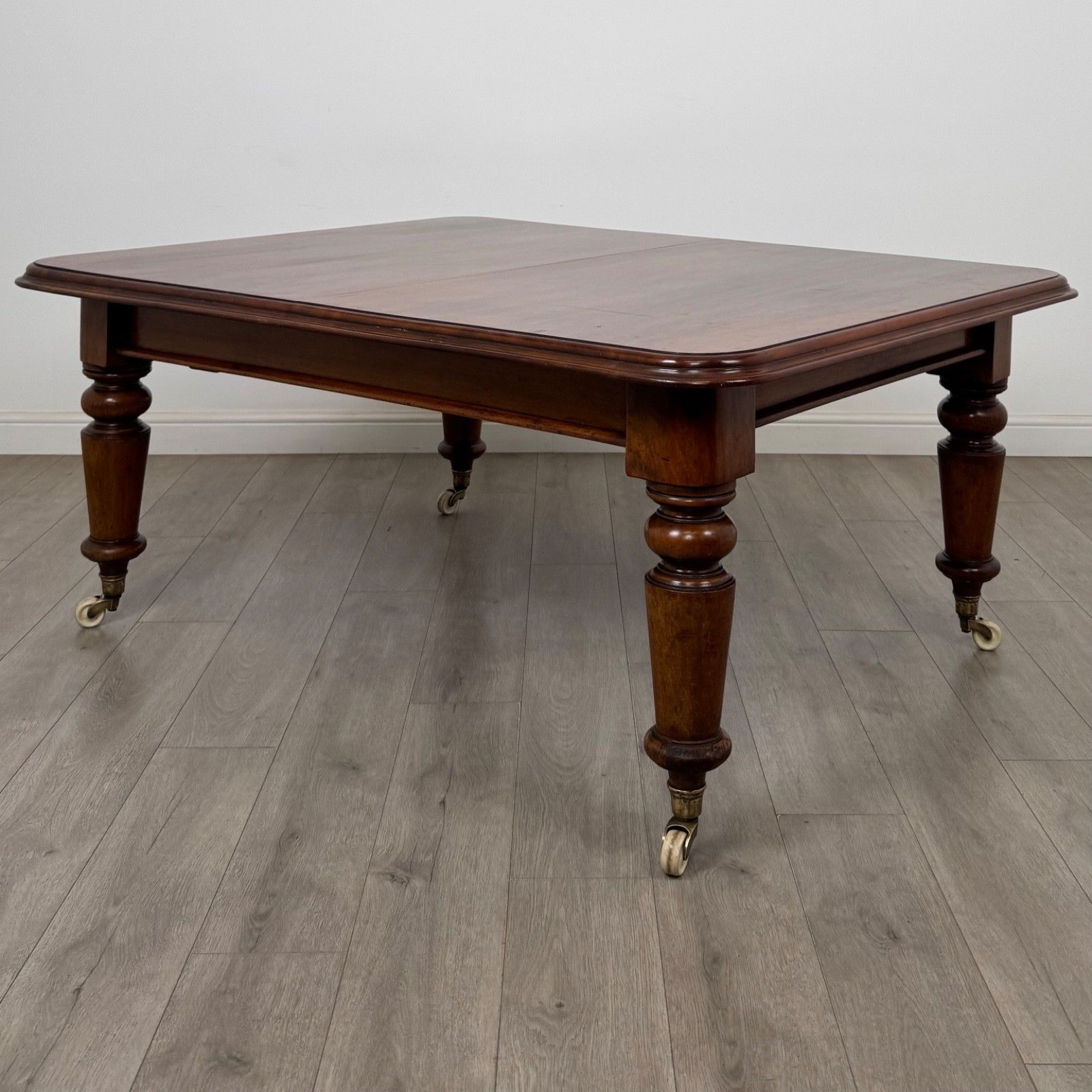 Antique 19th Century Large Victorian Dining Table In Mahogany ( Af 5851 ) photo for sale