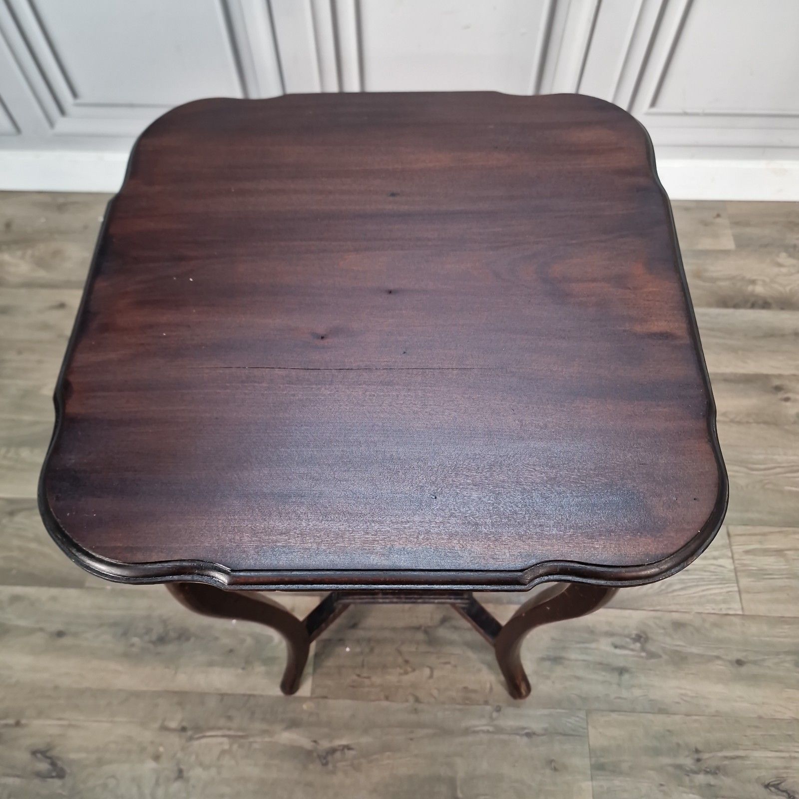 Antique Carved Hall Table Wooden Plant Stand Jardiniere Mahogany 2 Tier photo 140.0