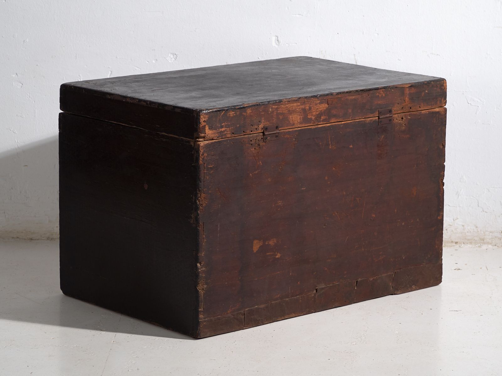 Antique Painted Trunk In Pine Wood – China, Circa 1900 photo buy