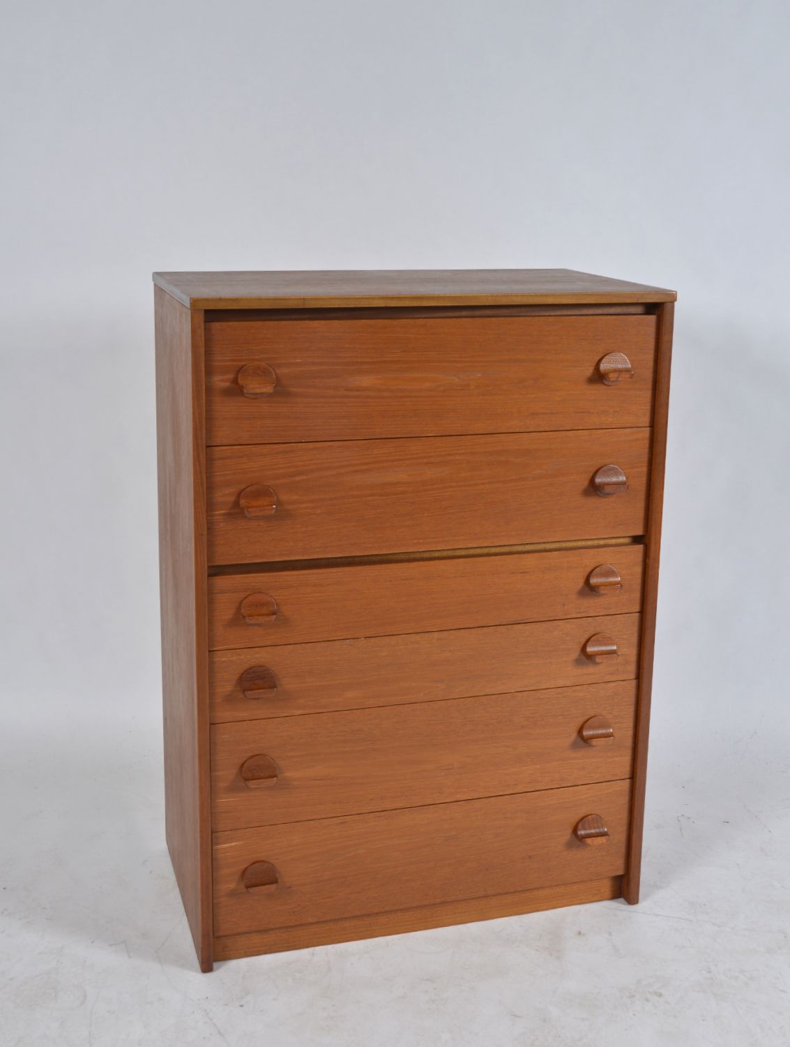 Midcentury 1960s Teak Tallboy Chest Of Drawers Stag Cantata Range By Ronald Carter