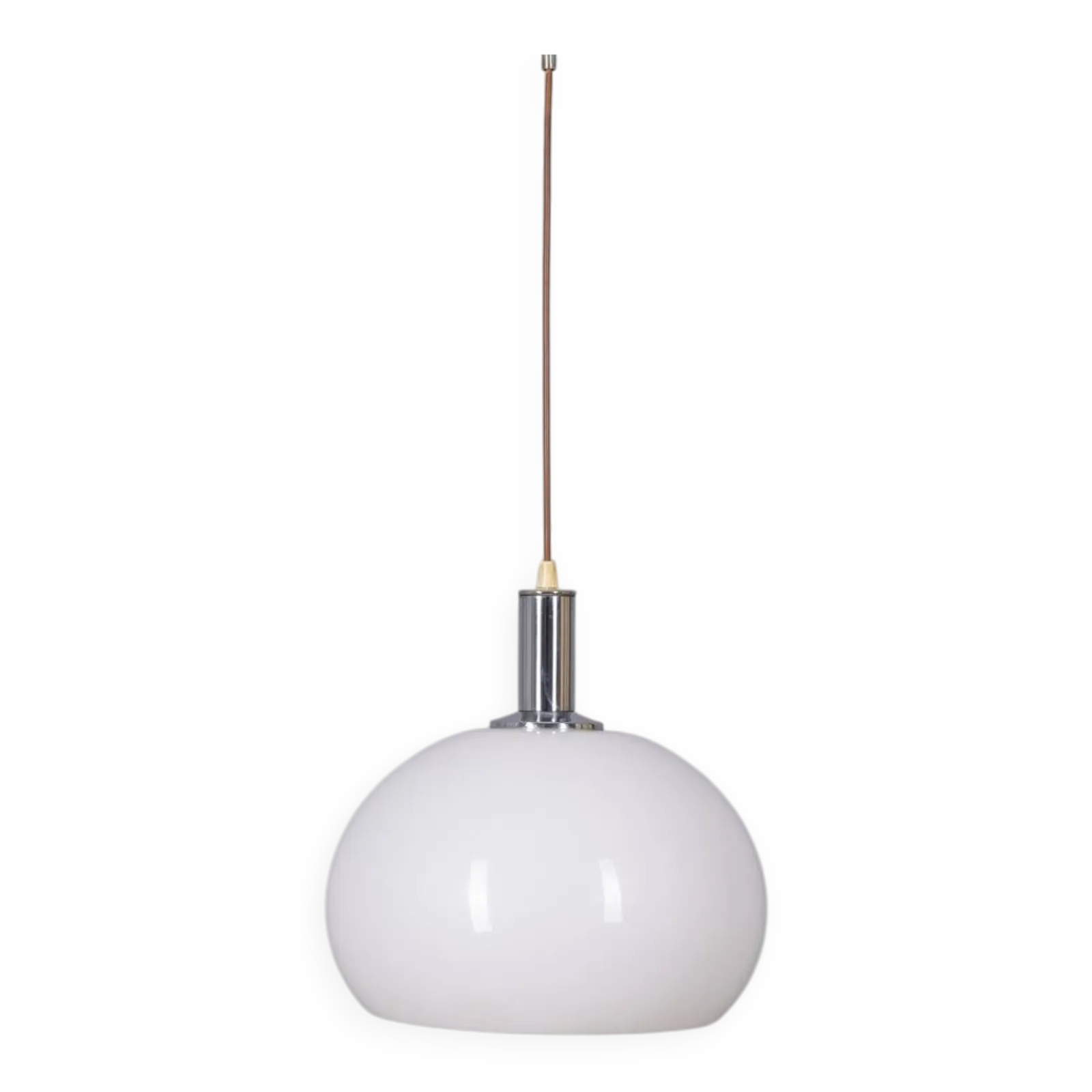 Vintage 1970s Plastic Pendant Lamp In Italian