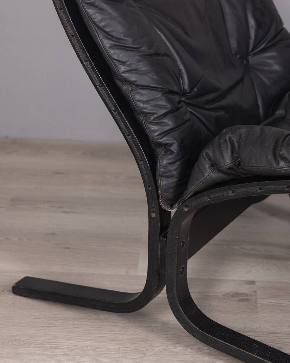 Pair Of Vintage Leather Armchairs From The 1970s, "Siesta", Designed By I. photo buy