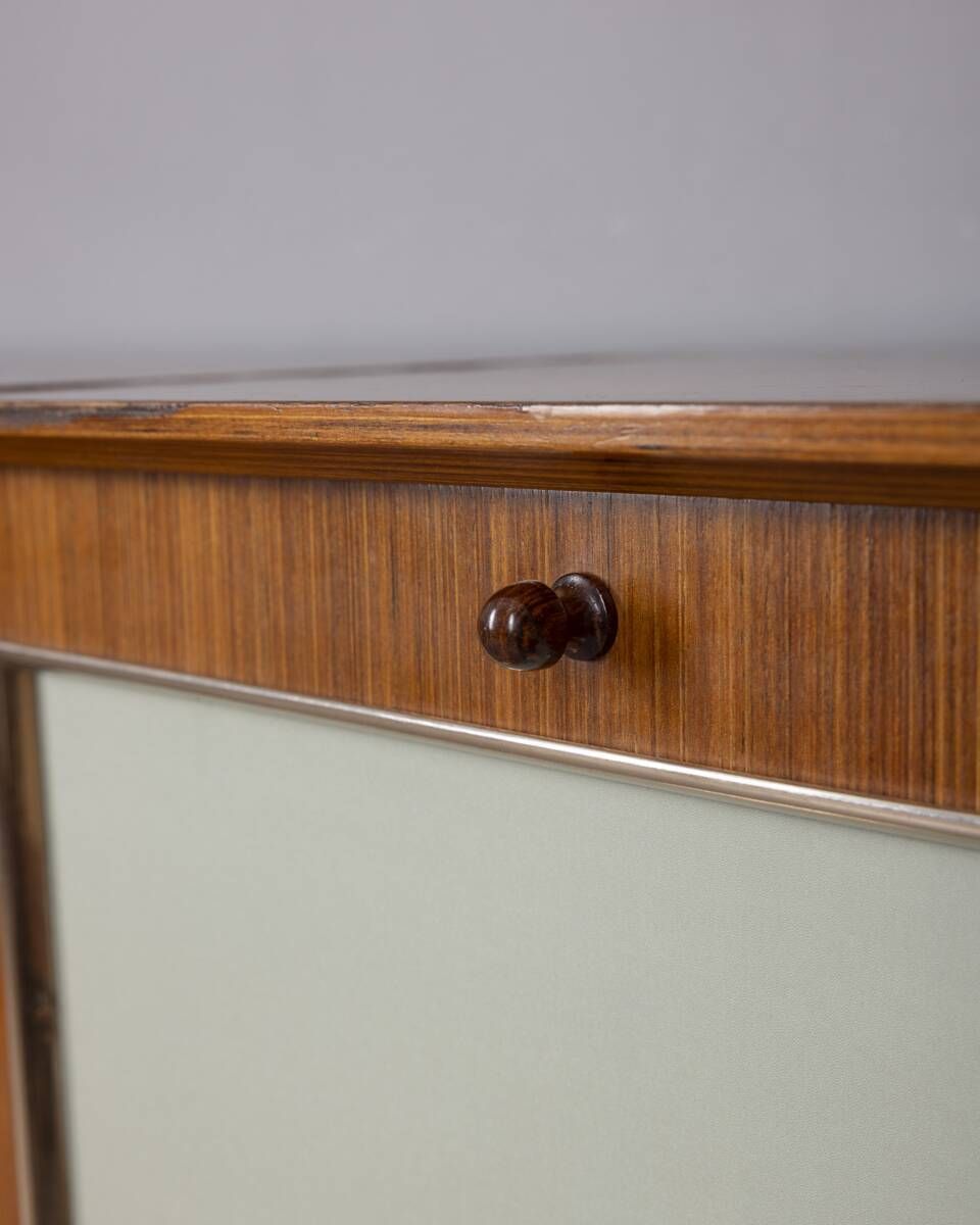 Vintage 1960s Wooden Sideboard With Bar photo vintage