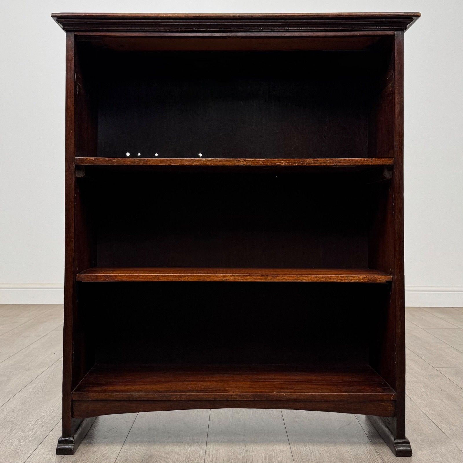 Antique 20th Century Edwardian Open Bookcase In Oak ( Af 5837 ) photo furniture
