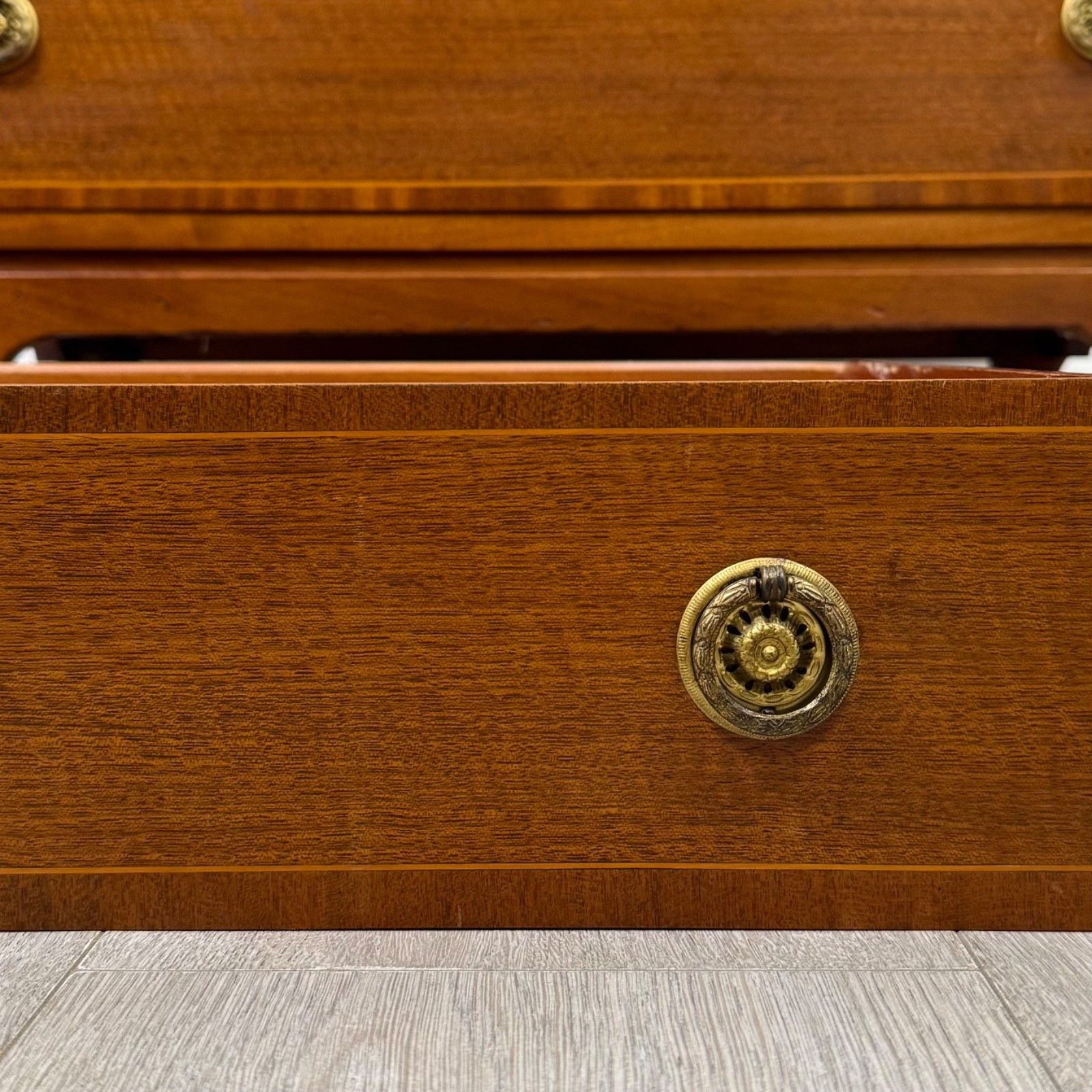 Furniture Antique 20th Century Chest Of Drawers In Mahogany ( Af 5827 ) photo