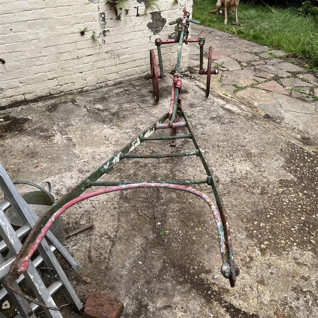 Antique Cast Iron Plough Mephisto By Eh Roberts photo buy