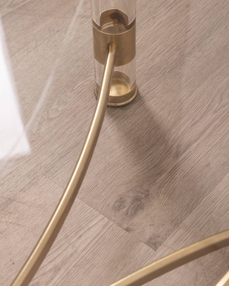 Vintage 70's Table In Brass And Lucite Design By Sandro Petti For Metalarte photo vintage