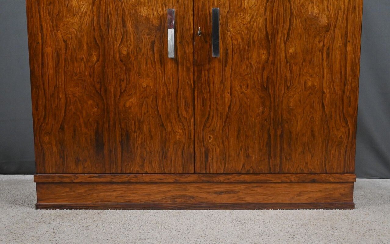 Furniture Art Deco Sideboard In Rosewood Veneer – 1940 photo