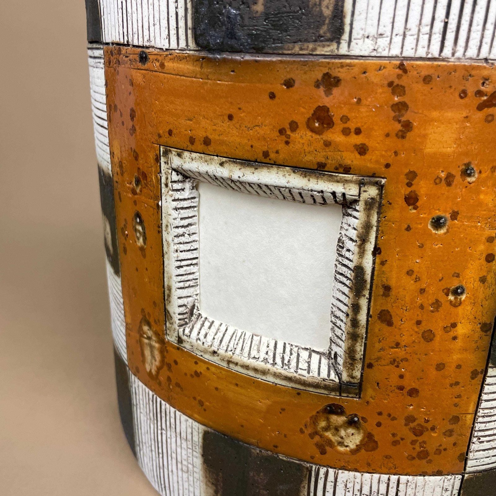 photo furniture Handmade Ceramic Wall Light African Brutalist Studio Pottery Sconce White Black Mustard Geometric Wall Accent Decor