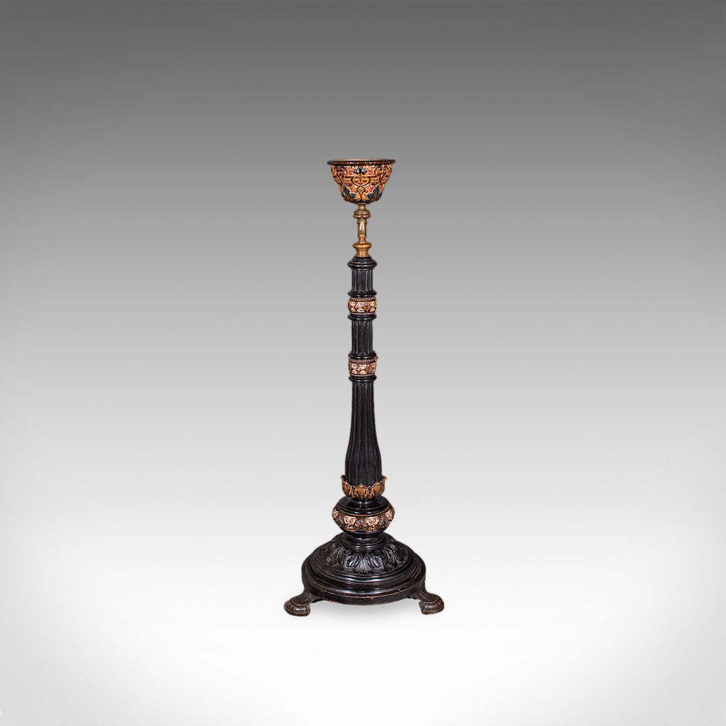 Antique Hanging Plant Stand, English, Aesthetic Movement, Adjustable, Victorian photo Home Decor