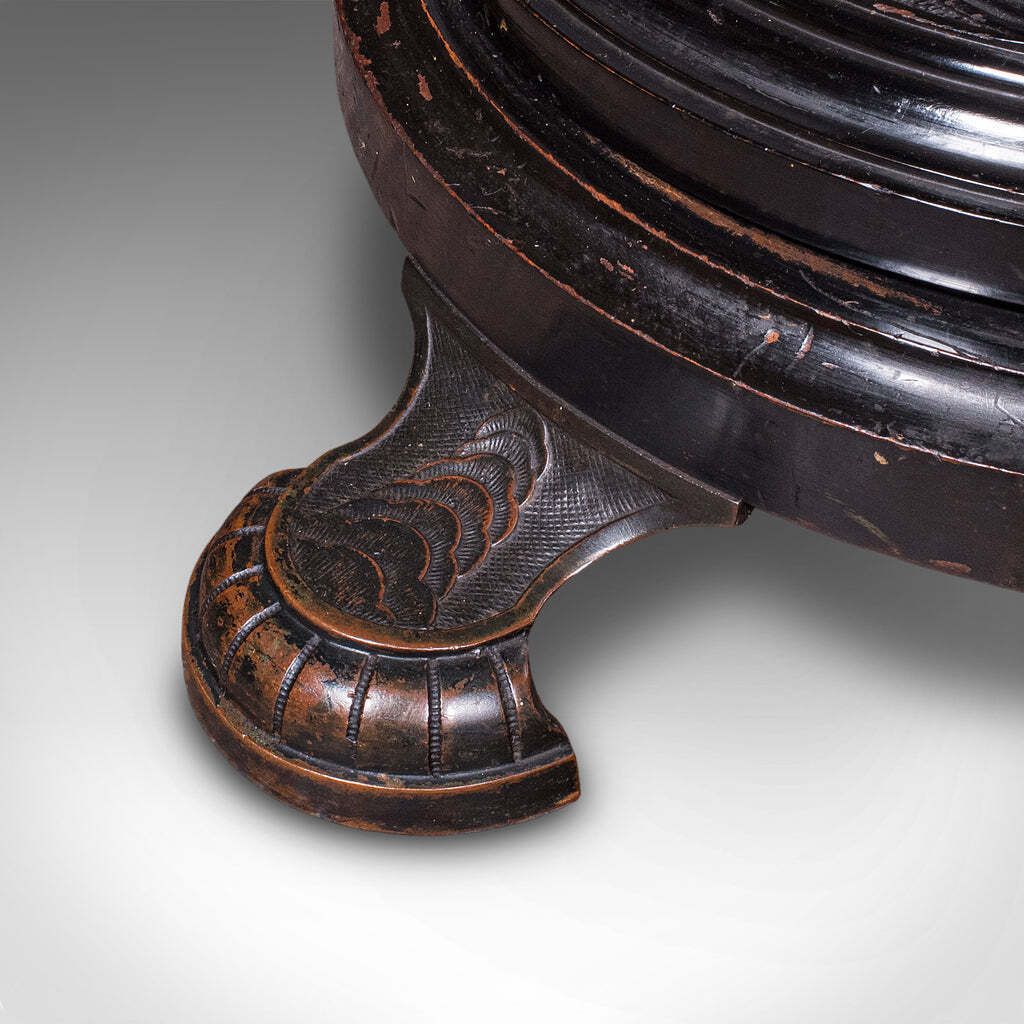 4026.0 Antique Hanging Plant Stand, English, Aesthetic Movement, Adjustable, Victorian photo