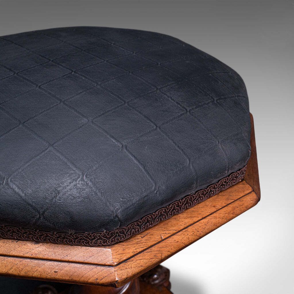 photo for sale Antique Estate Chapel Organist's Stool, Scottish, Walnut Music Riser, William IV