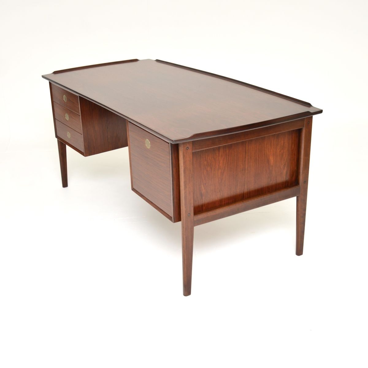 Danish Vintage Rosewood Executive Desk photo for sale