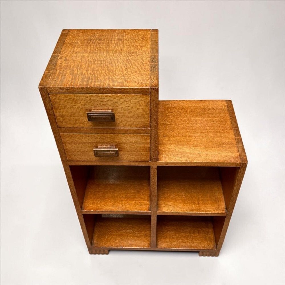 Art Deco Stepped Bookcase By Betty Joel photo for sale