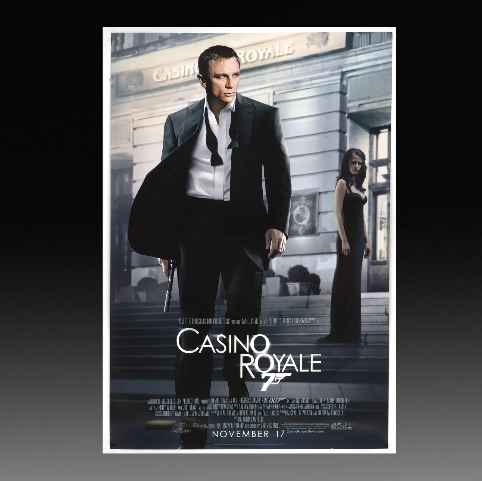 James Bond: Casino Royale (2006), Us Advance One Sheet Movie Poster, November Style, Double Sided,