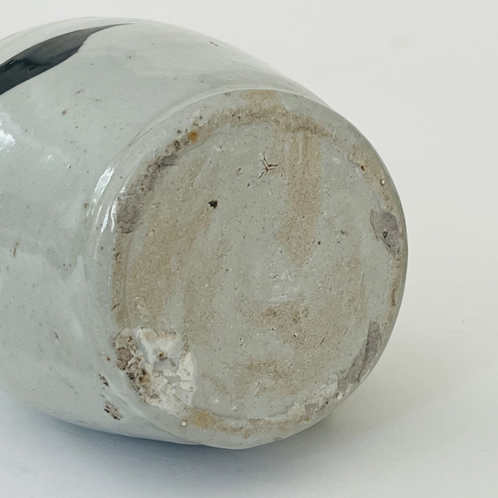 Japanese Kayoi Tokkuri Stoneware Sake Bottle. photo for sale