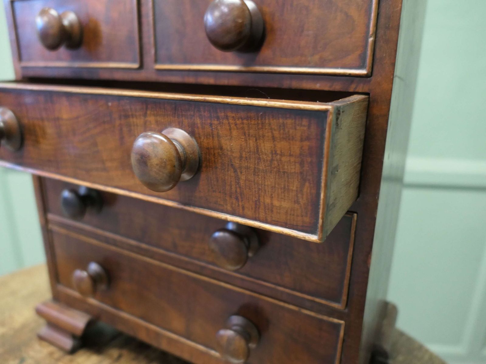 Victorian Miniature Chest Of Drawers An Apprentice Piece A Real Find photo for sale